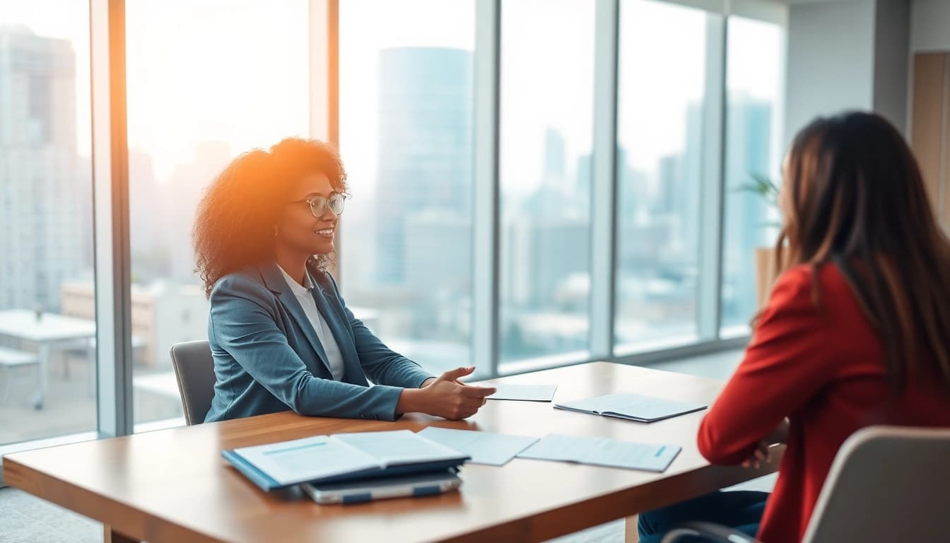 How to find my perfect career path with professional guidance in an inviting office.