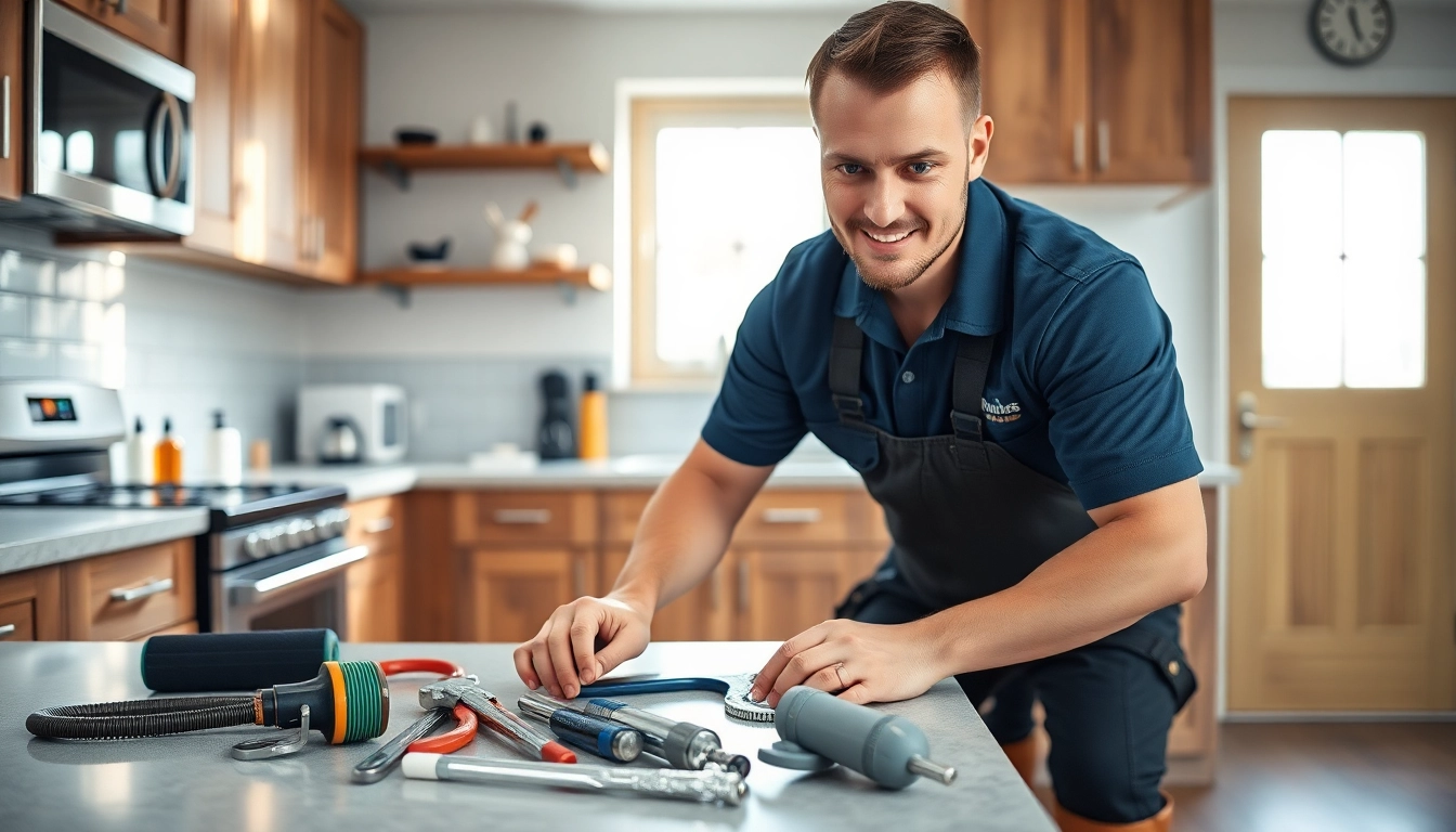 Find expert plumber near me for home plumbing solutions in a modern kitchen setting.