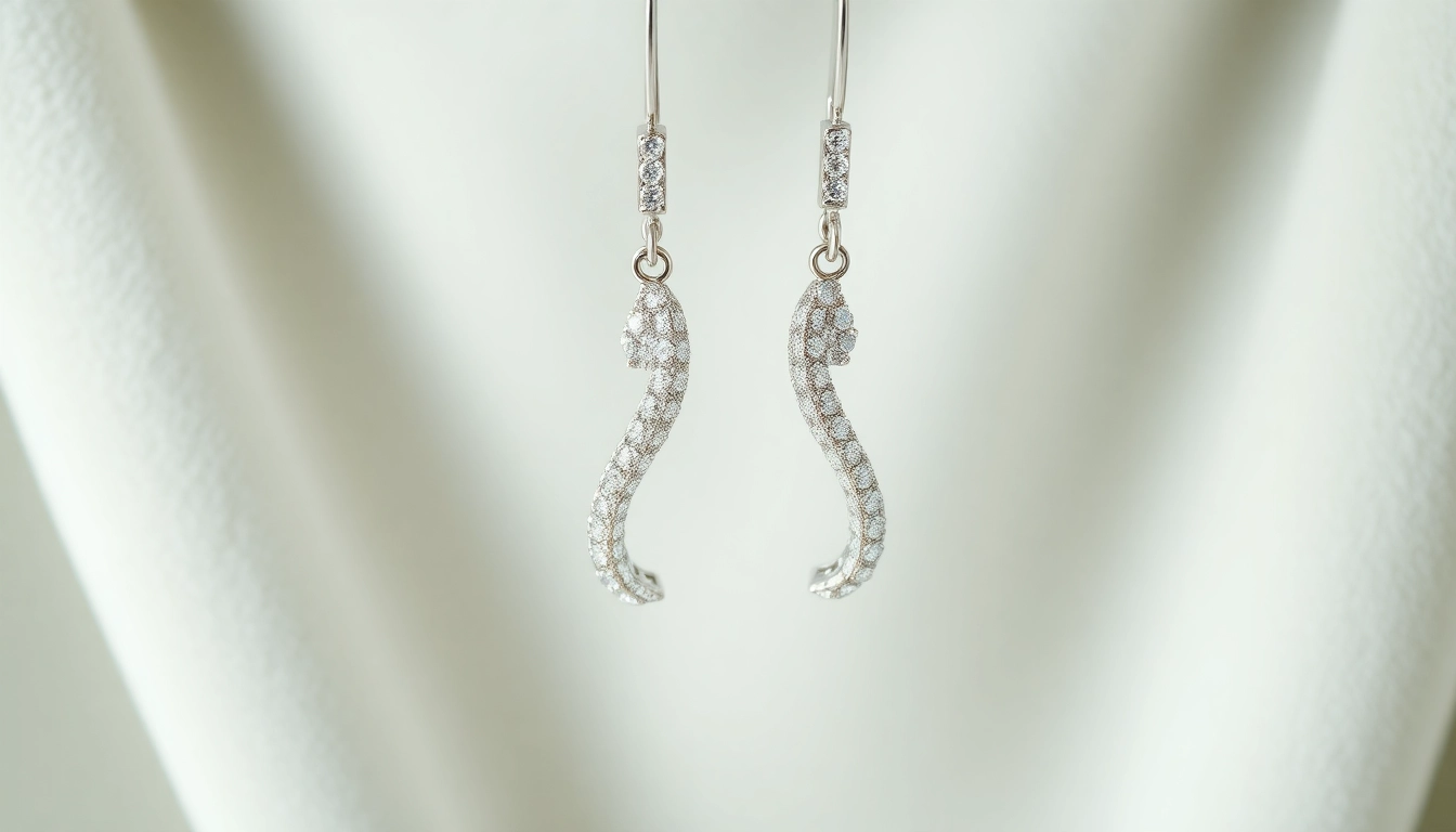 Browse exquisite diamond helix earrings UK, showcasing intricate designs and sparkling elegance.