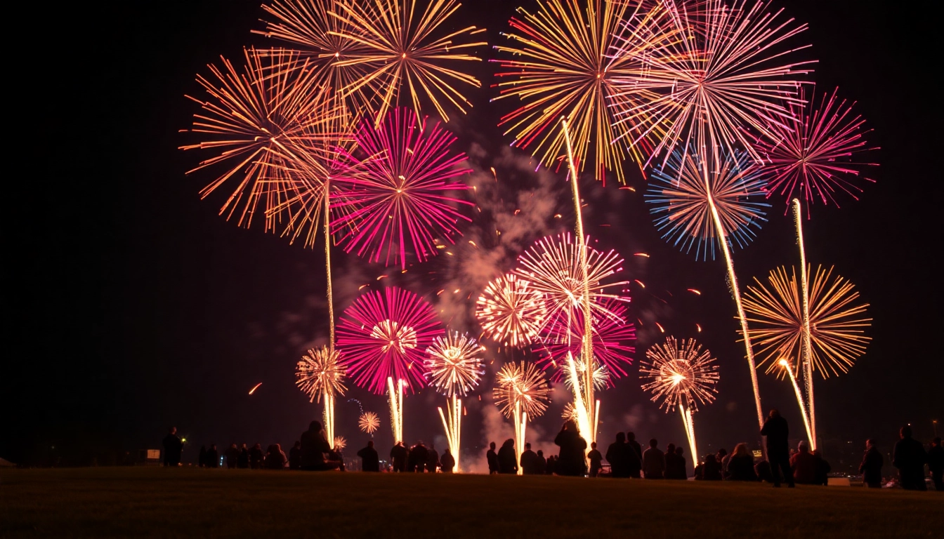 Enjoy a colorful fireworks display in the sky for cheap fireworks near me.