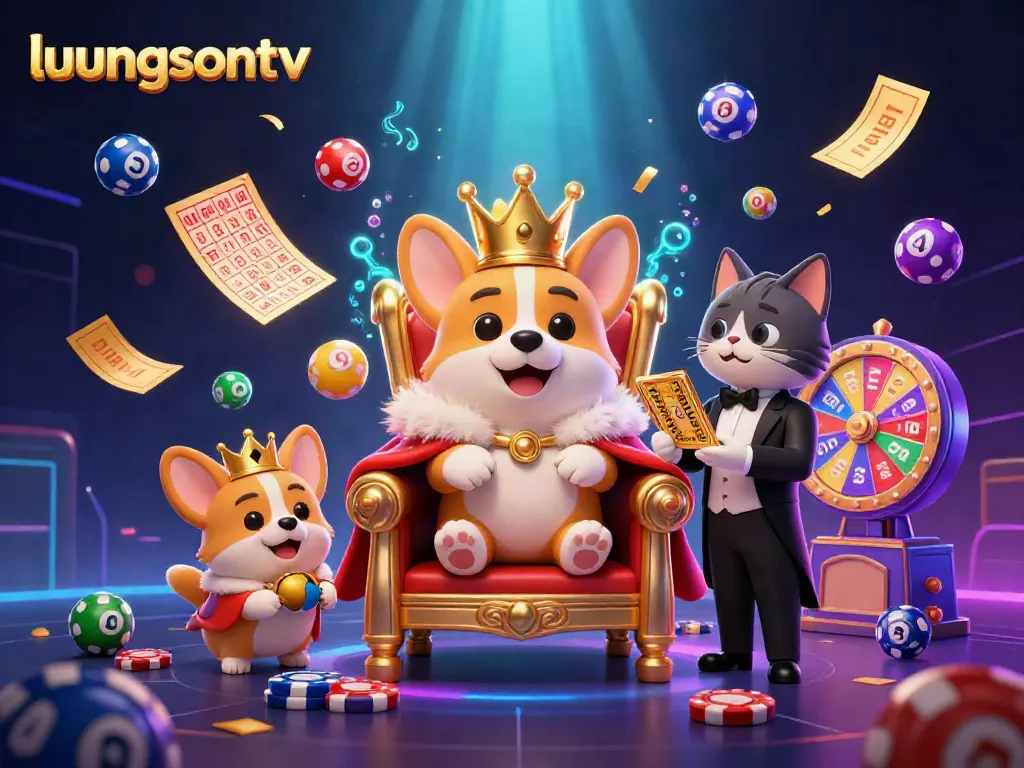 Experience the thrill of gambling with luongsontv, featuring dynamic lottery elements, and royalty within a vibrant 3D world.