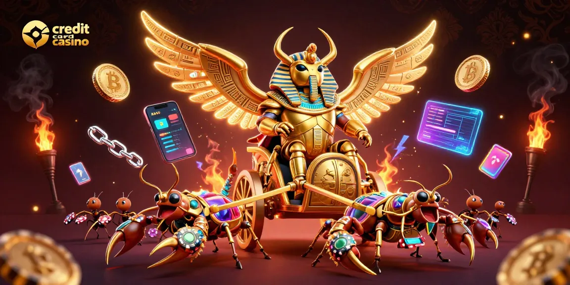 Experience the thrill of a credit card casino with dynamic gaming elements and captivating 3D visuals.