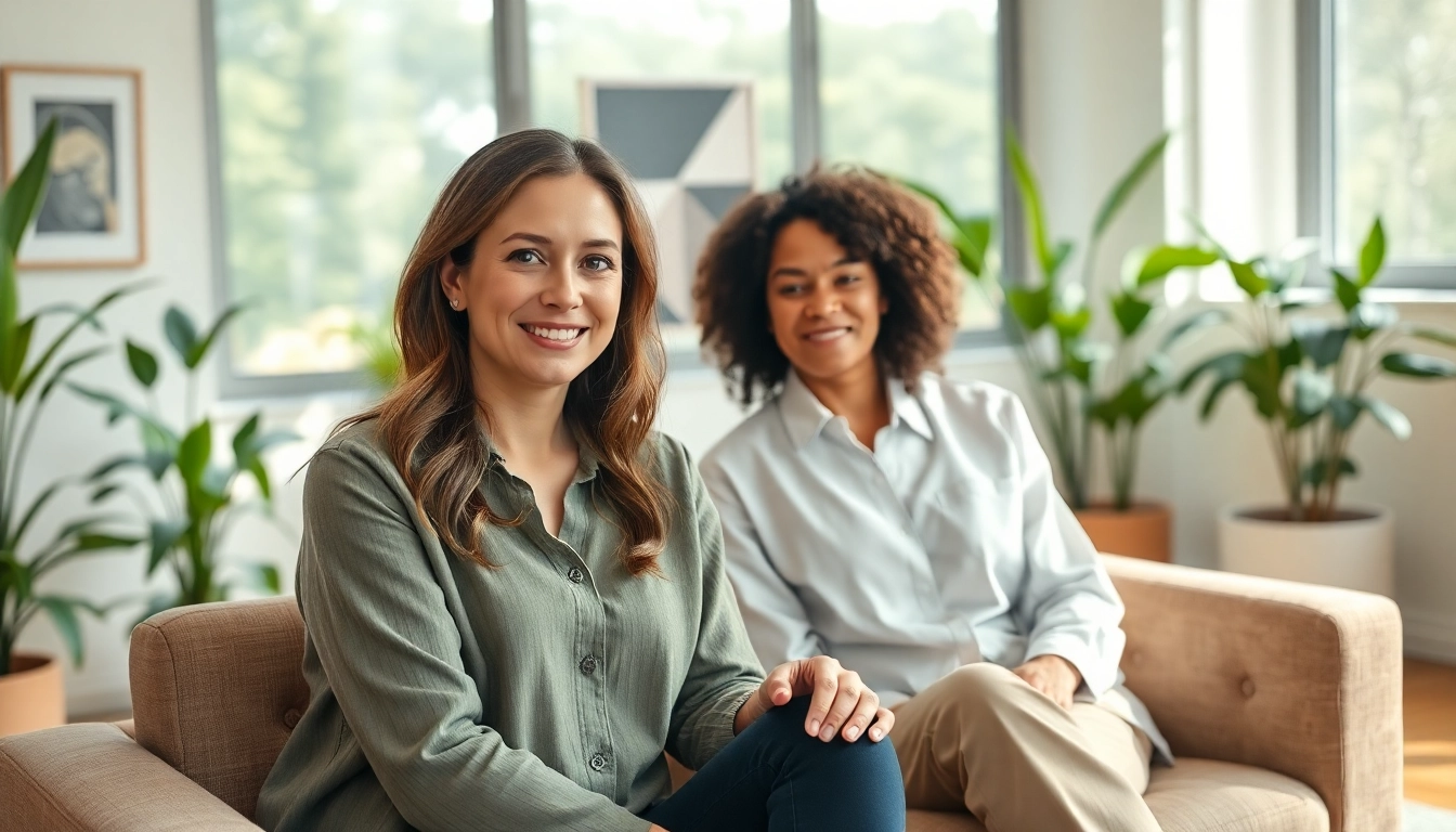 Promoting mental wellness through a serene therapist-patient conversation.