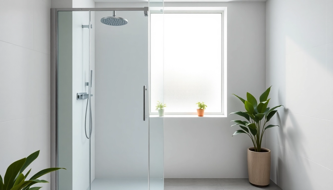 Erleben Sie die Eleganz der sonni Duschkabine in einem modernen Badezimmer-Setup.