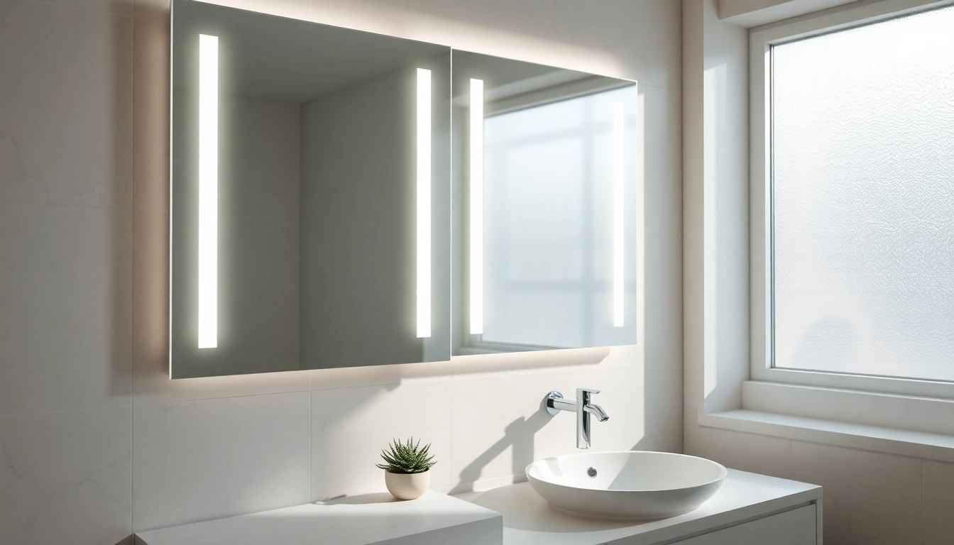 Illuminate your led mirror bathroom with modern design elements and serene reflections.
