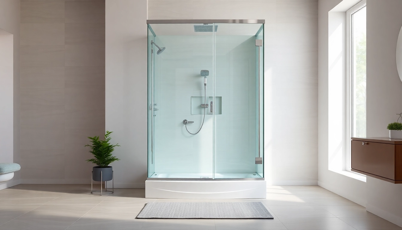 Entdecken Sie die elegante sonni Duschkabine mit modernen Designelementen in einem stilvollen Badezimmer.
