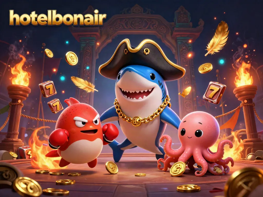 Engage in spectacular casino fun at hotelbonair with thrilling slot reels and vibrant underwater characters.