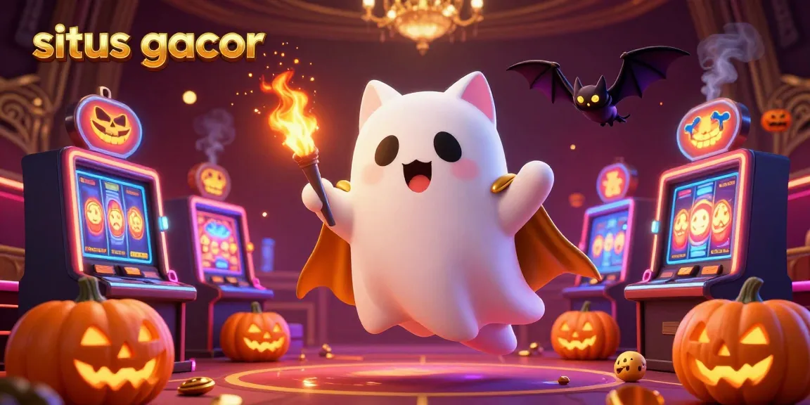 Spin reels and win big with vibrant characters in the situs gacor casino scene, filled with lively gaming elements.