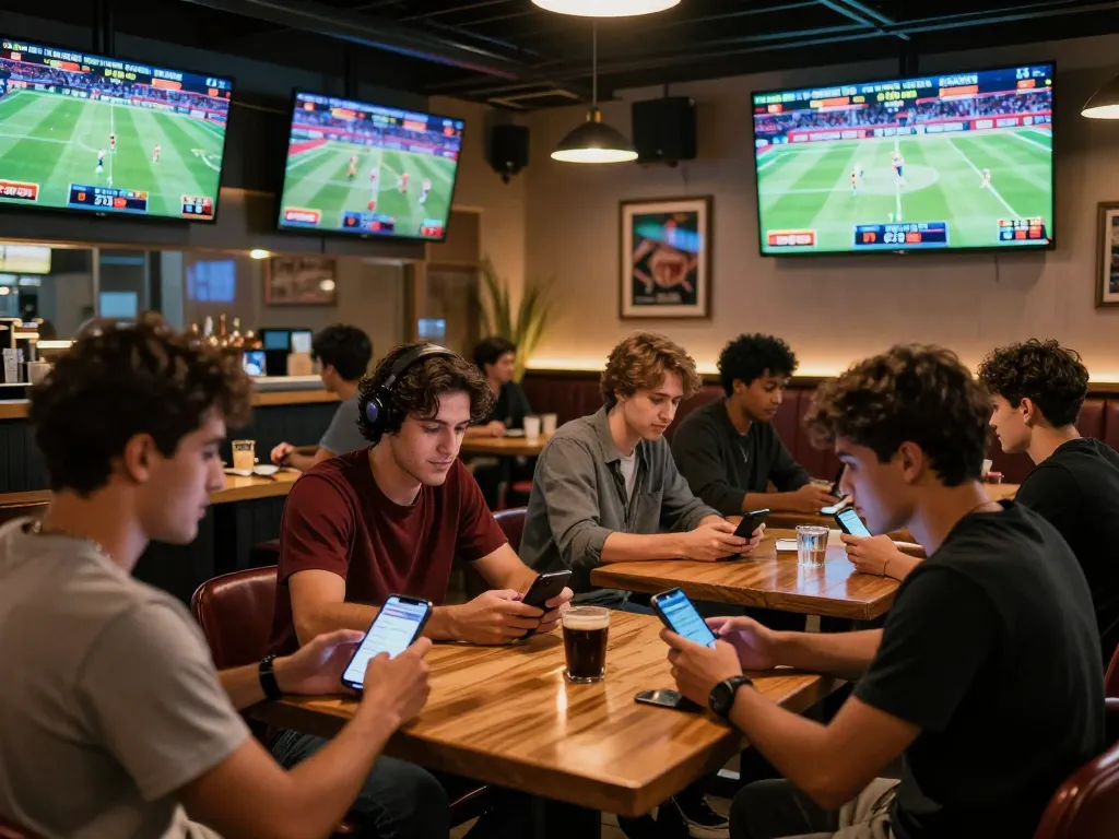 Players enjoying live sports betting at RR88, placing bets while immersed in exciting games.